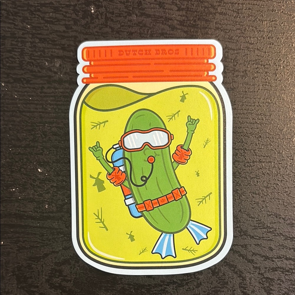 April 2025 Pickleback Dutch Bros Sticker